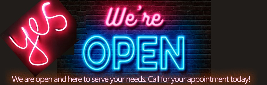 We Are Open to Serve You